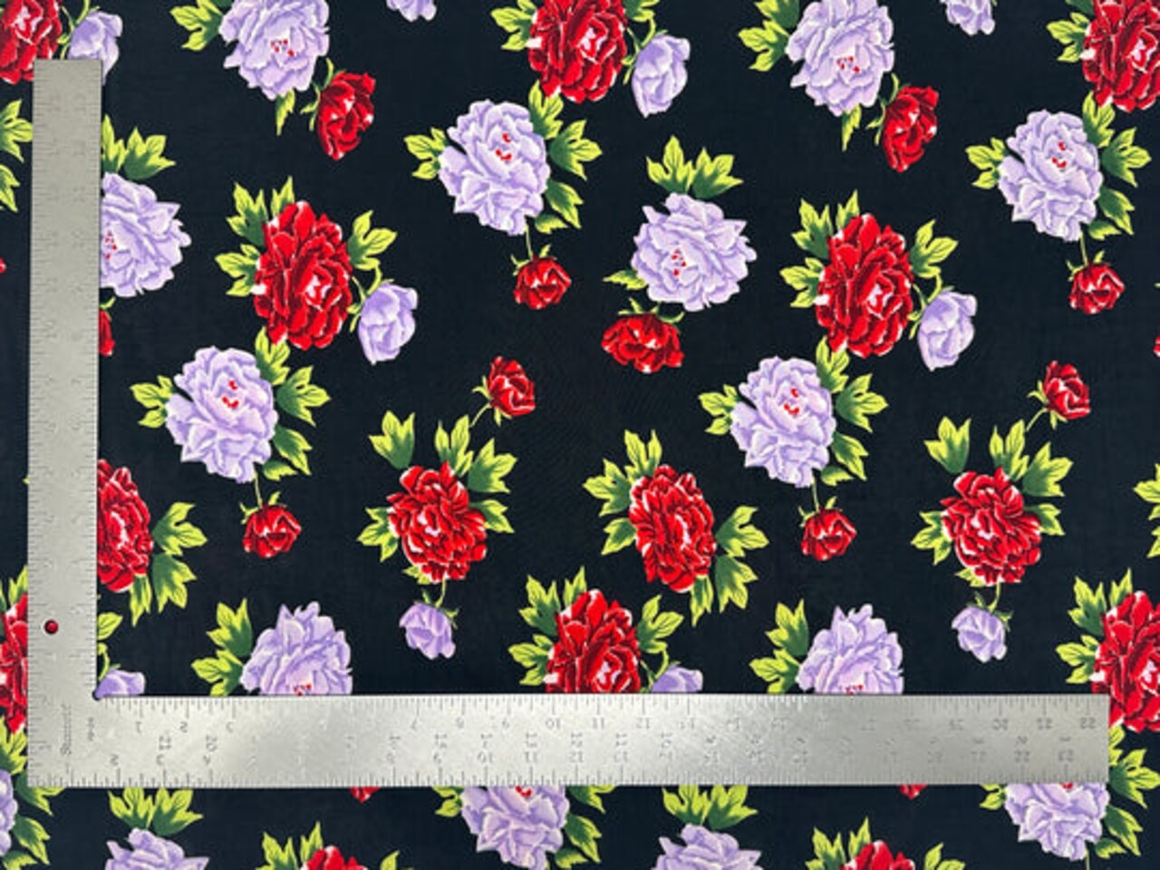 1 Yard ITY Knit Floral Print Fabric Soft Stretch Material for Dresses Skirts Tops 58"-60" Inches Width